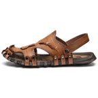 Damen Leder Sandalen mit verstellbaren Riemen R&B
