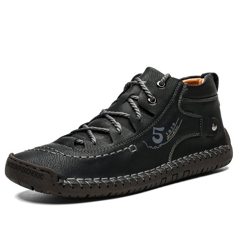 Herren Hochwertige und flexible Schnürboots mit rutschfester Sohle R&B