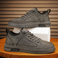 Damen sportive Sneakers aus hochwertigem Kunstleder mit rutschfester Sohle R&B