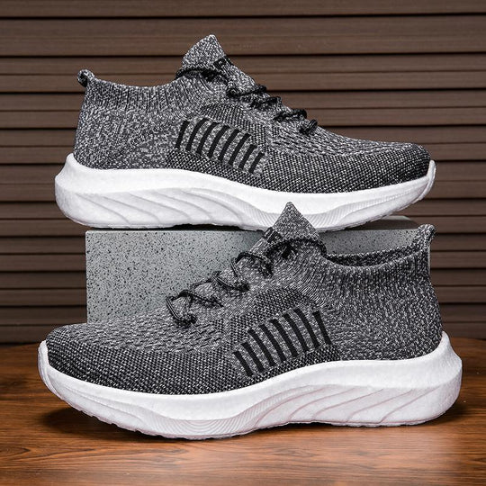 Damen Sportliche Sneakers mit atmungsaktivem Strickmaterial R&B