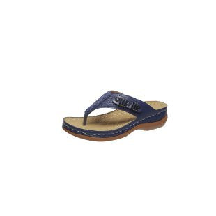 Damen Zehentrenner-Sandalen mit komfortablem Fußbett und modischem Riemendesign R&B