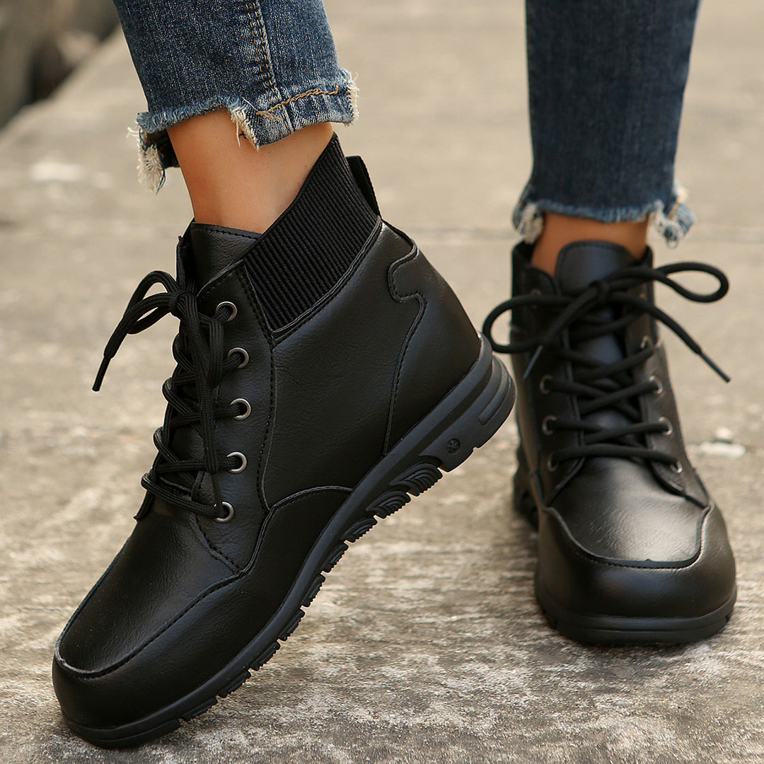Damen Hochwertige Winterstiefel mit warmem Fleece-Futter und rutschfester Sohle R&B