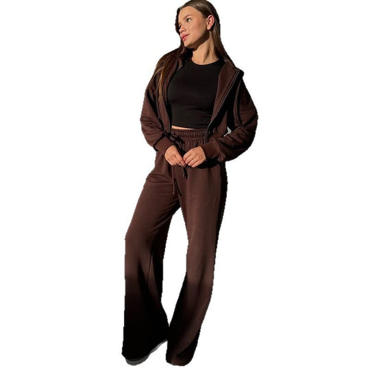 Damen lässiger Hoodie-Jumpsuit R&B