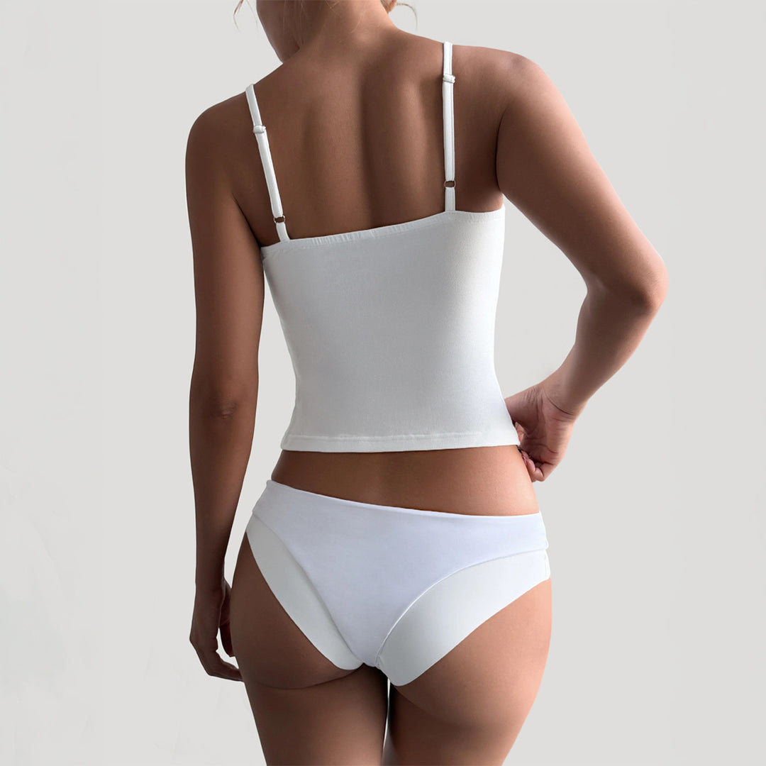 Damen Trägershirt mit körperbetontem Schnitt und feinem Material R&B