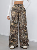 Damen Freizeit Palazzohose im modernen Camouflage-Design R&B
