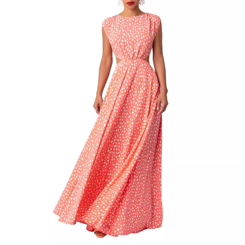 Damen Maxikleid mit unverwechselbarem Schnitt und elegantem Design R&B