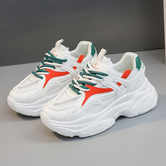 Damen Sportliche Sneakers mit atmungsaktiver Mesh-Oberfläche und stabiler Sohle R&B