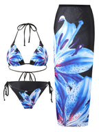 Damen Bikiniset mit elegantem Strandrock R&B