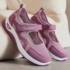 Damen Atmungsaktive Freizeitschuhe mit praktischem Klettverschluss und flexibel gestalteter Sohle