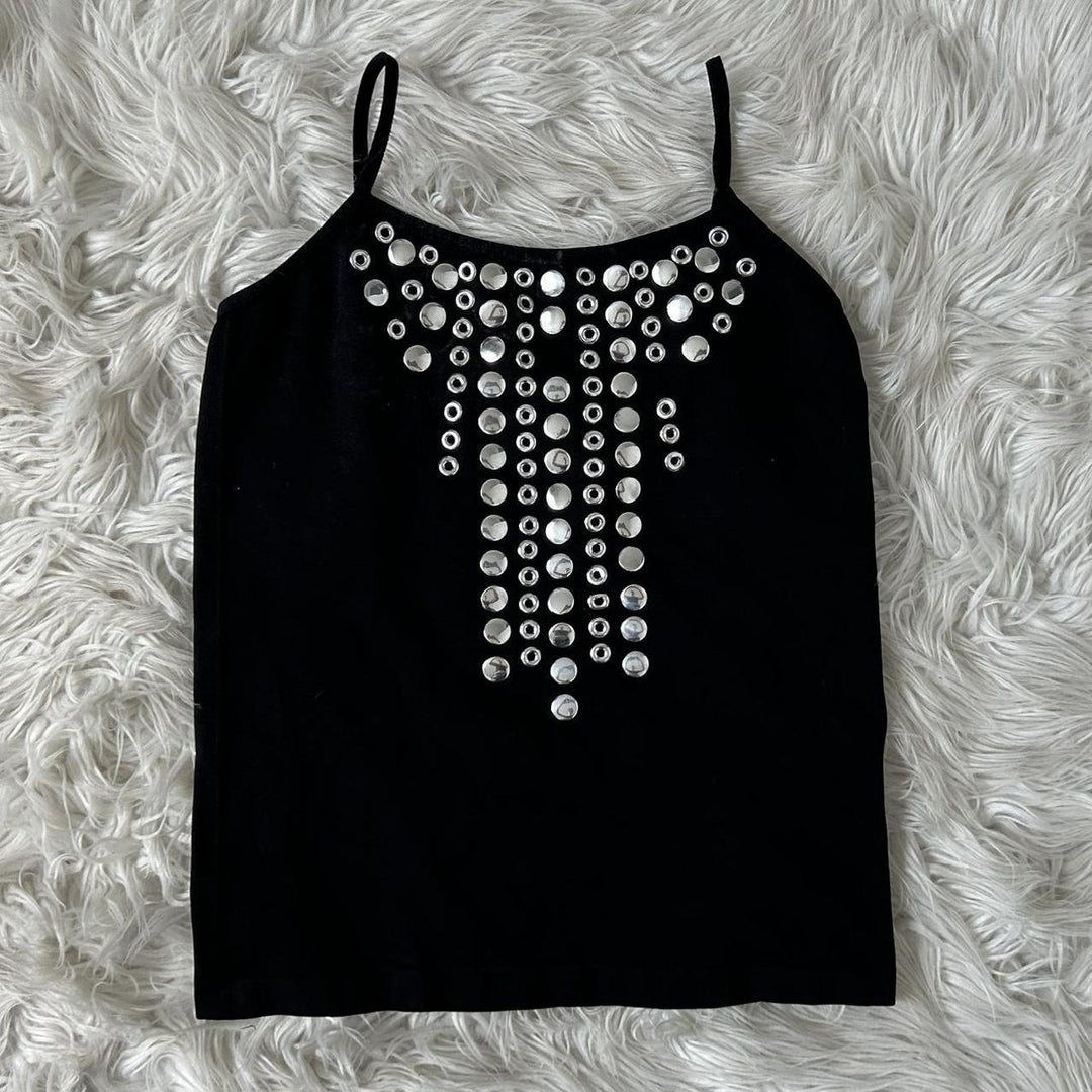 Damen Top mit funkelnden Strassdetails R&B
