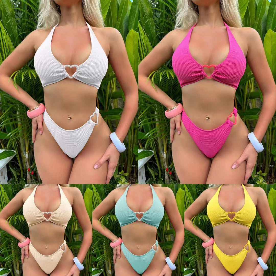 Damen Bikini mit Herzdetails und raffiniertem Design R&B
