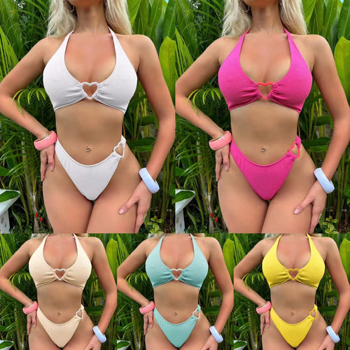 Damen Bikini mit Herzdetails und raffiniertem Design R&B