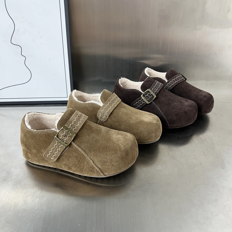 Damen Clogs mit weichem Innenfutter und praktischem Riemenverschluss R&B