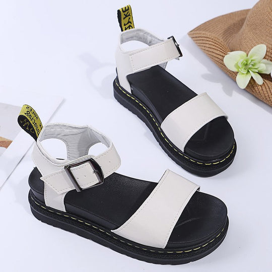 Damen Riemensandalen mit ergonomischem Fußbett und verstellbarem Schnallenverschluss R&B