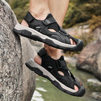 Damen Sportliche Outdoor-Sandalen mit verstellbarem Riemen und rutschfester Sohle