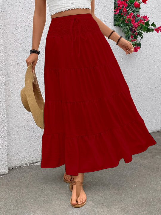 Damen Maxi Rock R&B