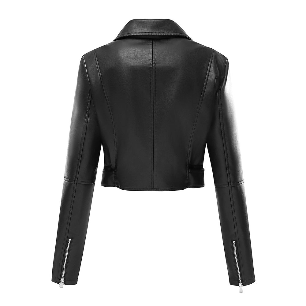 Damen Bikerjacke aus veganem R&B
