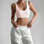 Damen Sport-Bustier mit bequemen breiten Trägern und elastischem Schnitt R&B