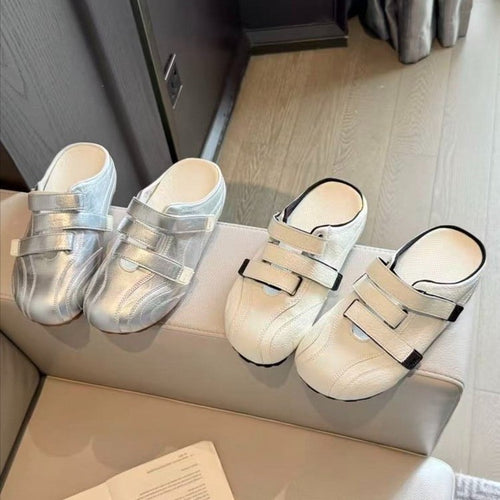 Damen Komfortable Clogs mit verstellbaren Klettverschlüssen und ergonomischem Fußbett R&B