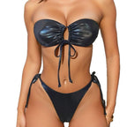 Damen Bandeau-Bikini-Set mit eleganter Raffinesse R&B