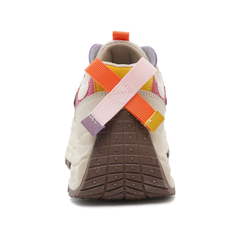 Damen Sportliche High-Top Sneakers mit atmungsaktiver Mesh-Oberfläche und rutschfester Sohle R&B