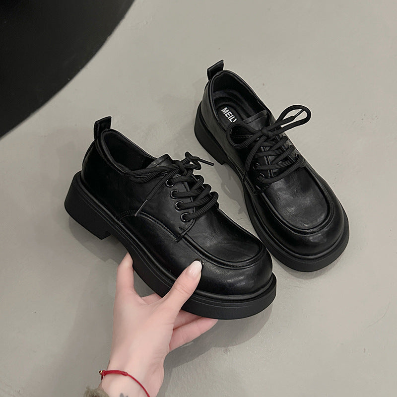 Damen elegante Schnürschuhe mit rutschfester Sohle und modischem Design R&B