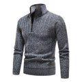Herren modischer Rollkragenpullover mit Reißverschluss R&B