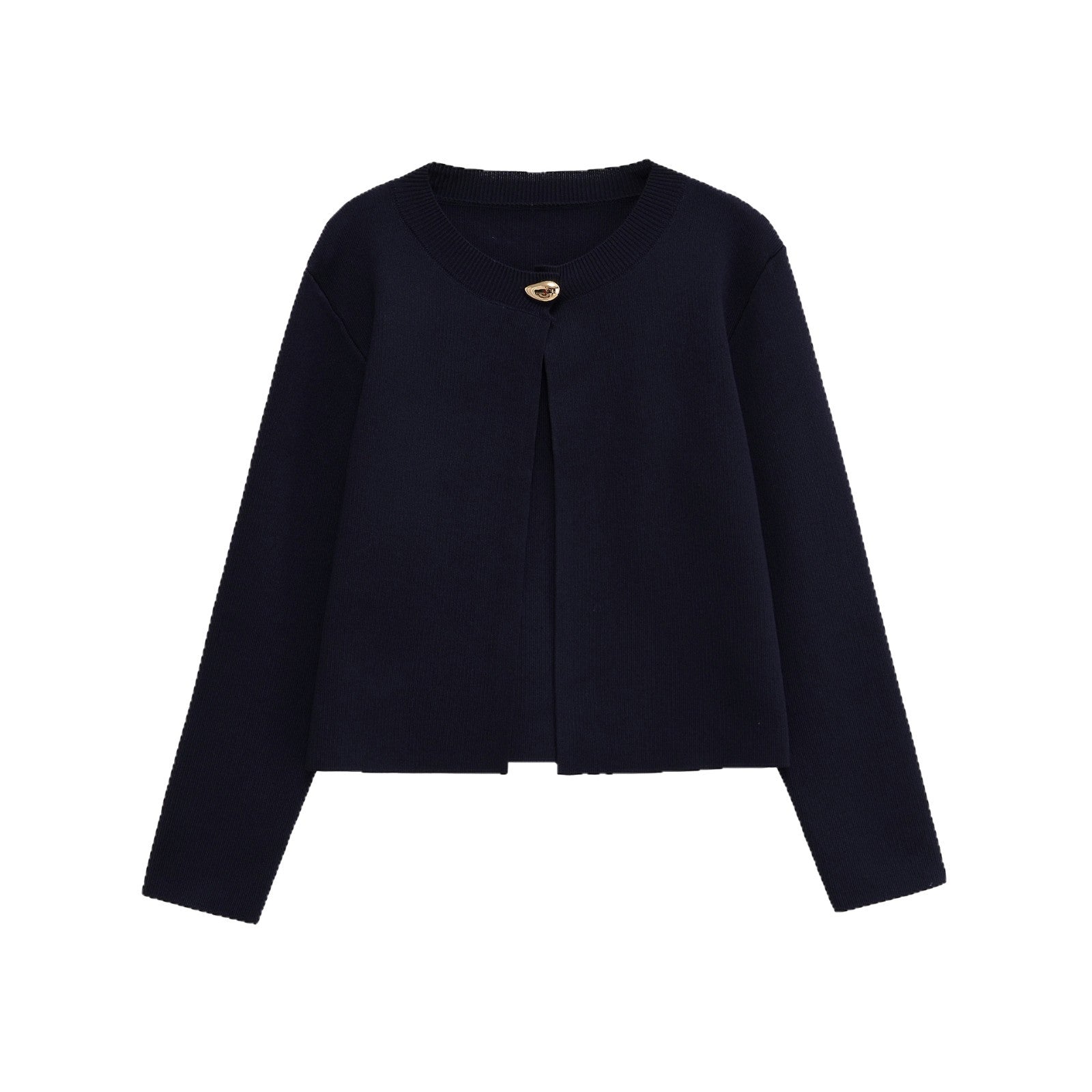 Damen elegante Strickjacke mit dekorativer Knopfdetails R&B