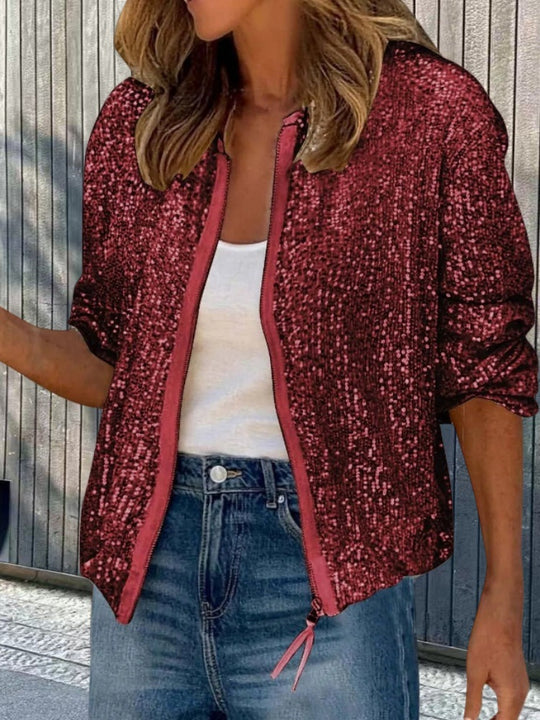 Damen Modische Oversized-Wolljacke mit stylischen Knopfdetails R&B