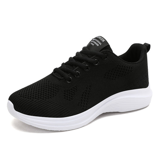 Damen nan leichte Laufschuhe mit atmungsaktivem Strickobermaterial und viskoelastischer Komfortsohle R&B
