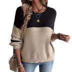 Damen hochwertiger, gestrickter Pullover R&B