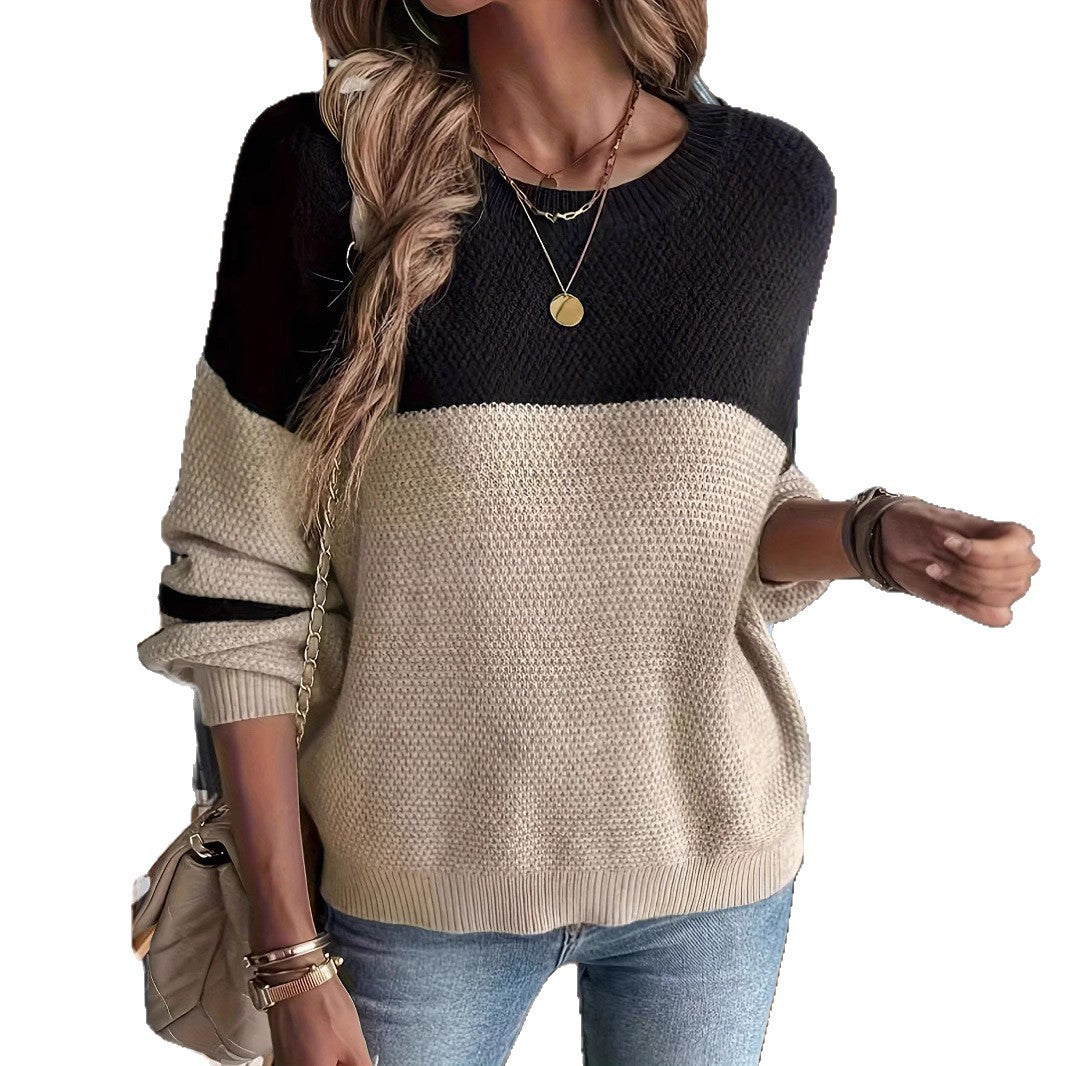 Damen hochwertiger, gestrickter Pullover R&B