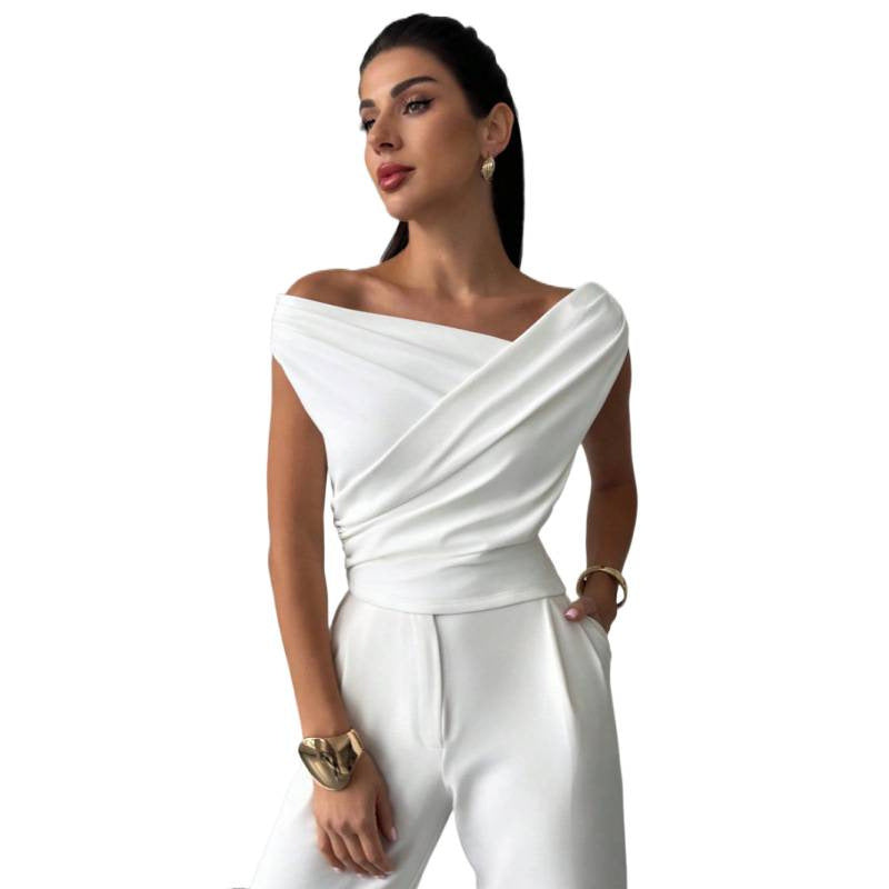 Damen Wickeloberteil mit weichem Stoff und elegantem Design R&B