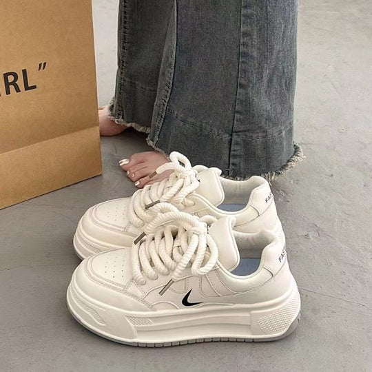 Damen Modische Plateau Sneakers mit dämpfender Sohle und robustem Design R&B
