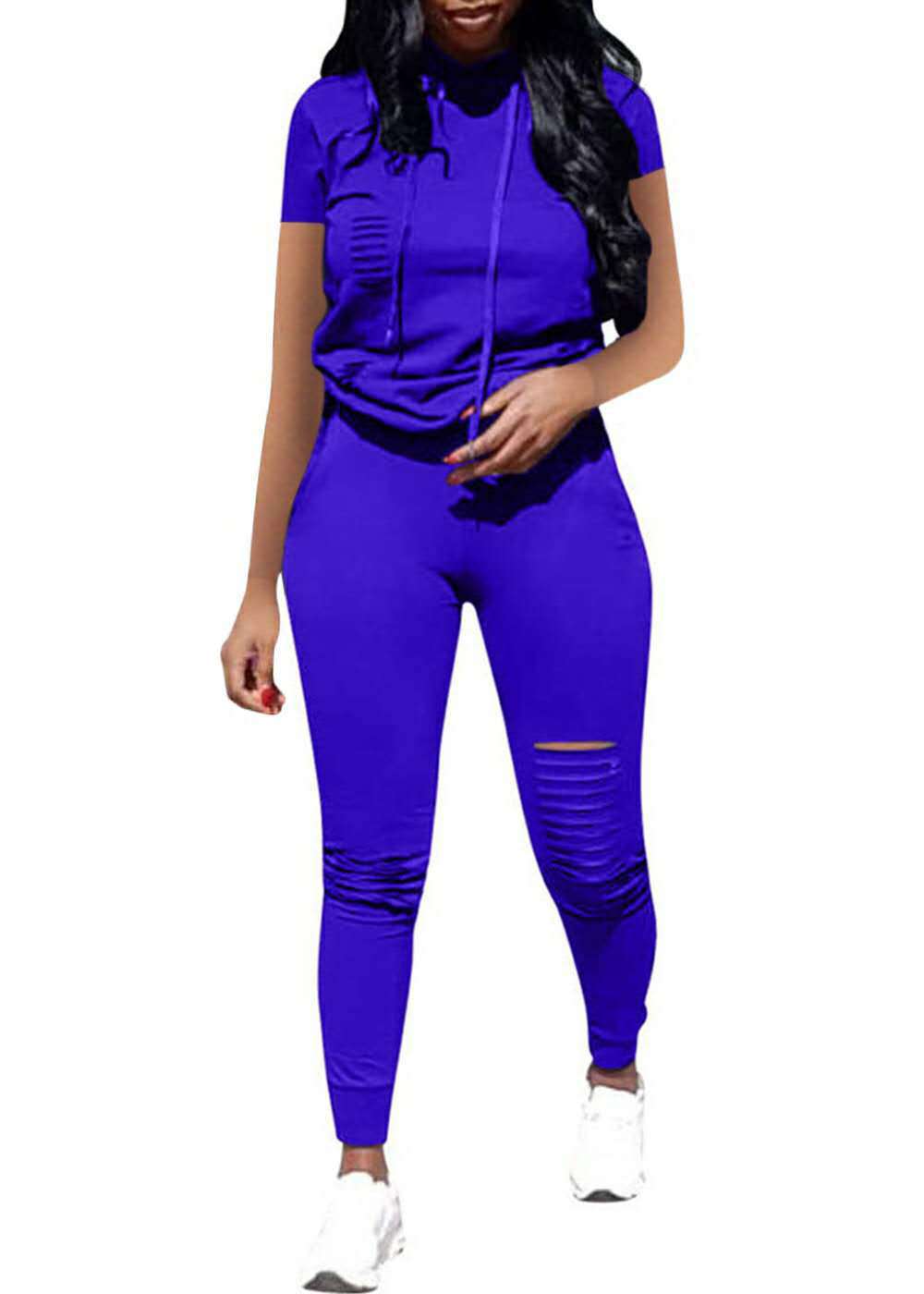 Damen Jogginganzug mit stylischen Zipper-Details und sportlicher Passform R&B