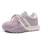 Damen Sportliche Sneakers mit atmungsaktivem Obermaterial und innovativer Profilmusterung R&B