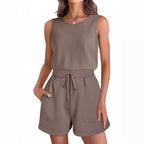 Damen Freizeit Overall mit modischen Taschen R&B