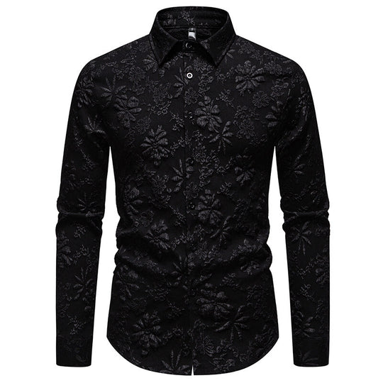 Herren Hemd mit strukturiertem Design R&B