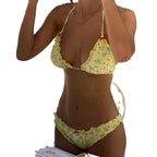 Damen verspielter Triangel-Bikini R&B