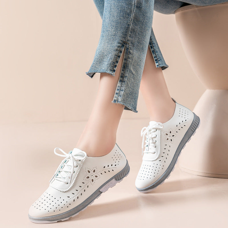 Damen Atmungsaktive Freizeitschuhe mit perforiertem Obermaterial und flexibler Sohle R&B