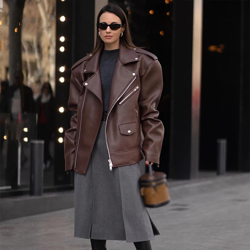 Damen Oversized jacke im urbanen Stil R&B