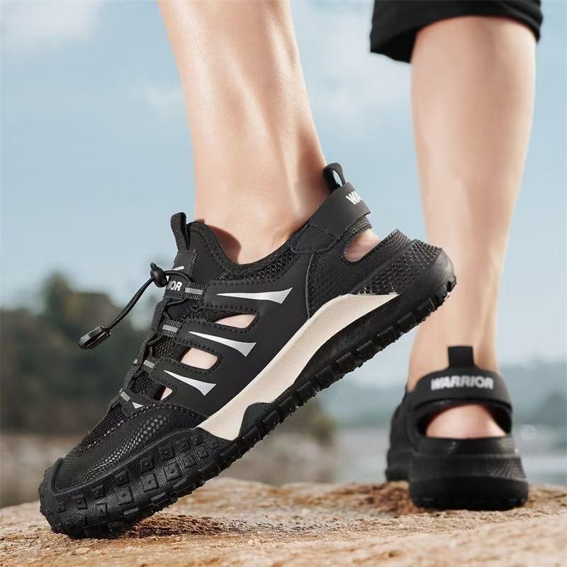 Damen Sportliche Outdoor-Sandalen mit atembraumsaktivem Obermaterial und rutschfester Sohle R&B