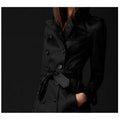 R&B | Schlanker Trenchcoat mit Doppelter Knopfreihe