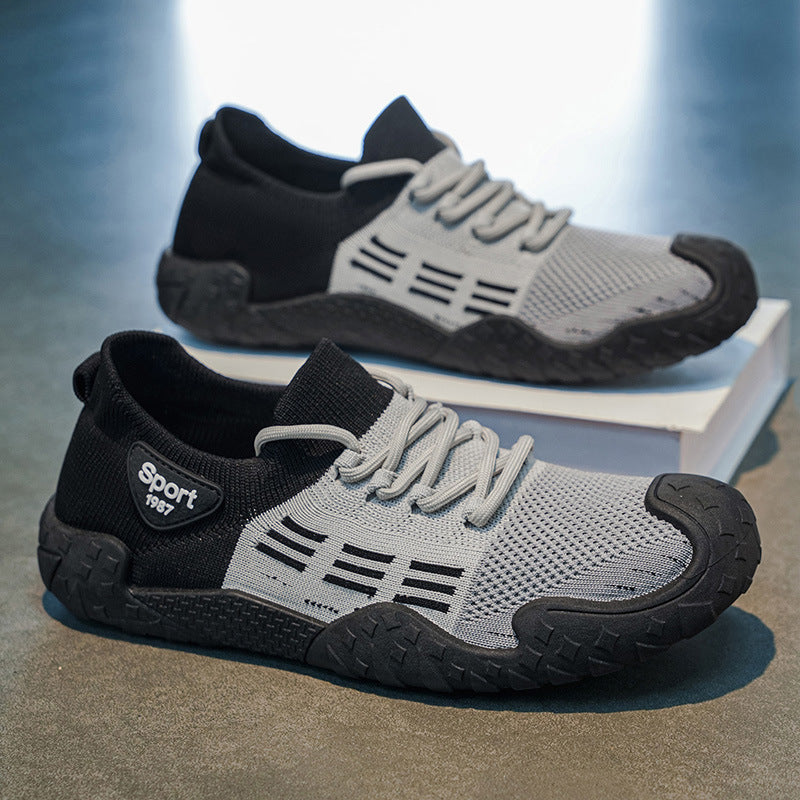 Damen Sportliche Sneakers mit atmungsaktivem Obermaterial und rutschfester Sohle R&B