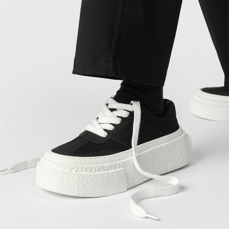 Damen Modische Plateau Sneakers mit strukturierter Sohle R&B
