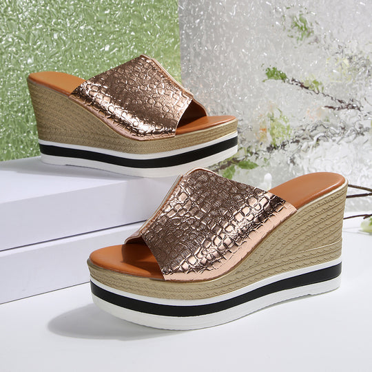 Damen Keil Sandalen R&B