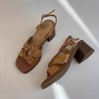 Damen Blockabsatz Sandalen