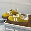 Damen Chunky Sneakers mit modischer Plateau-Sohle und atmungsaktiver Obermaterialstruktur R&B