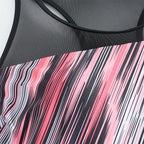 Damen sportliches Tankini-Set mit atmungsaktivem Racerback