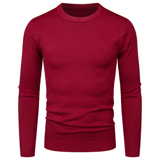 Herren Rundhalspullover aus weichem Material R&B